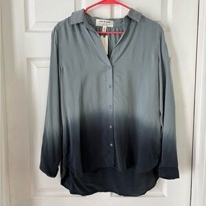 Anthropologie Gray Ombre Women's Top